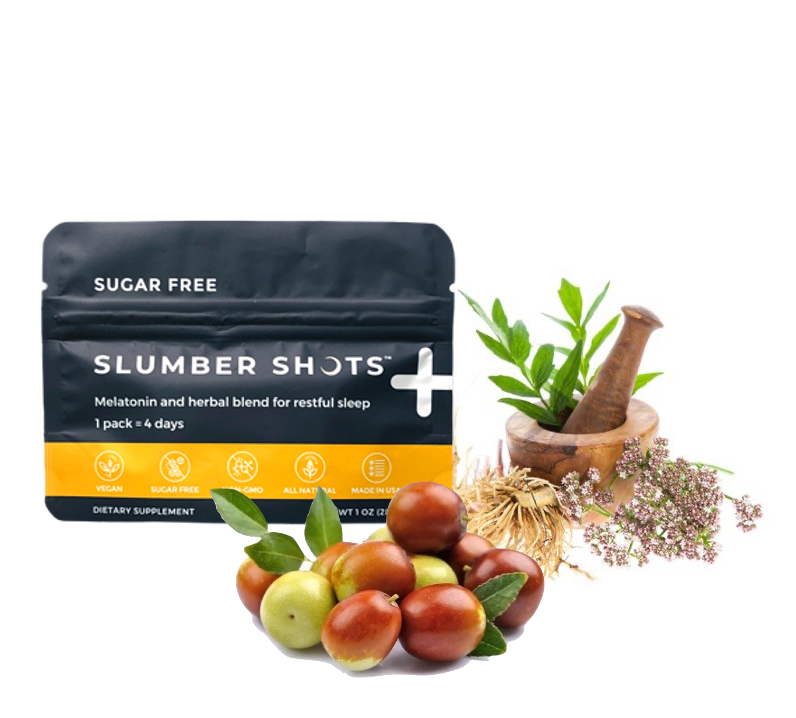 Slumber Shots Sleep Aid SUGAR FREE One Packet (4 days supply)