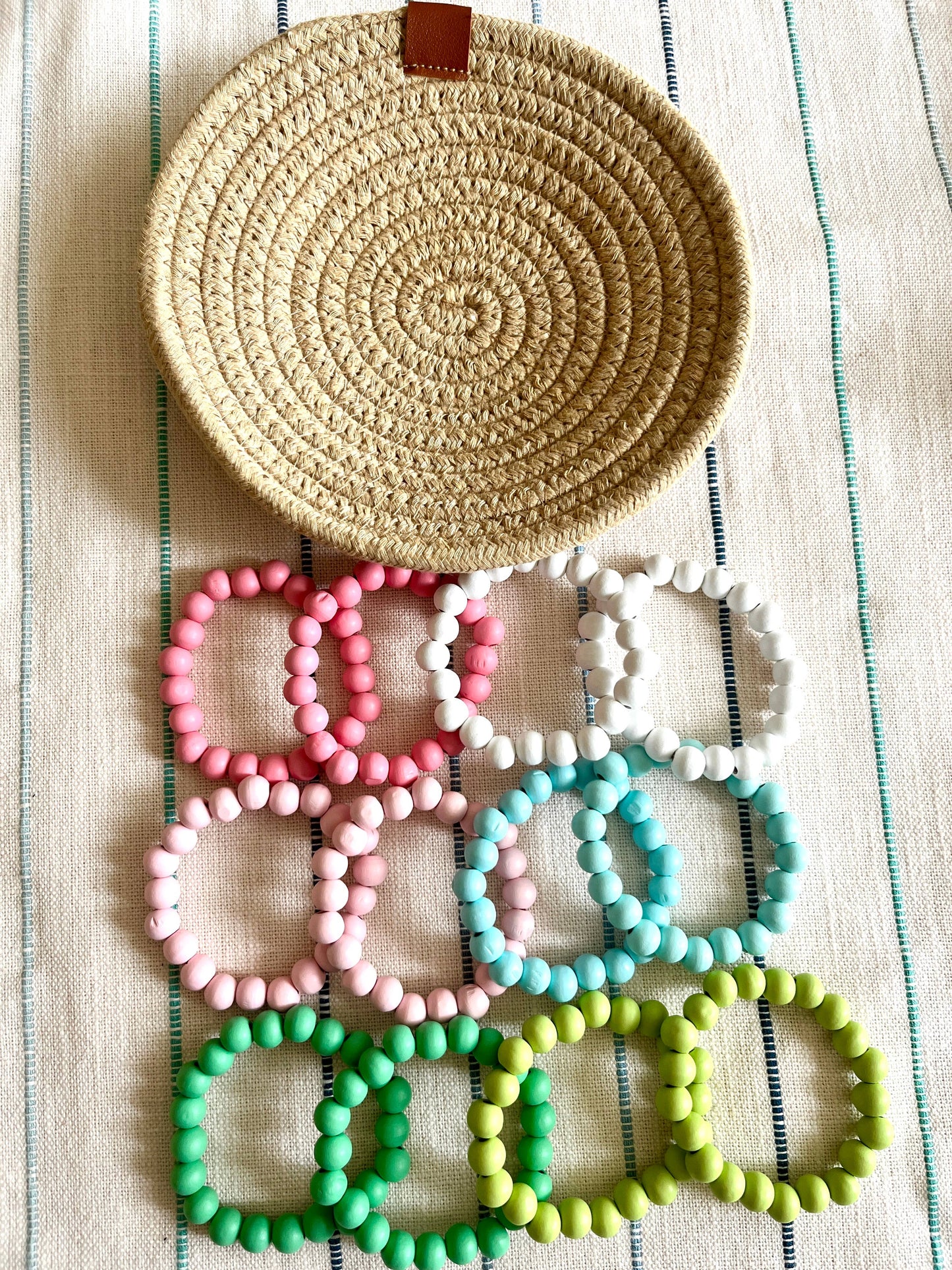 Boho Wooden Beaded Bracelets