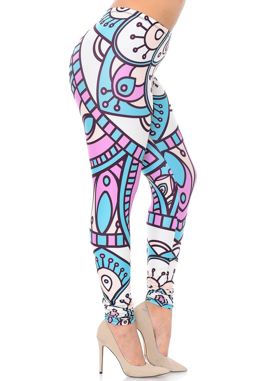 Creamy Soft Cute Mandala Leggings - USA Fashion™