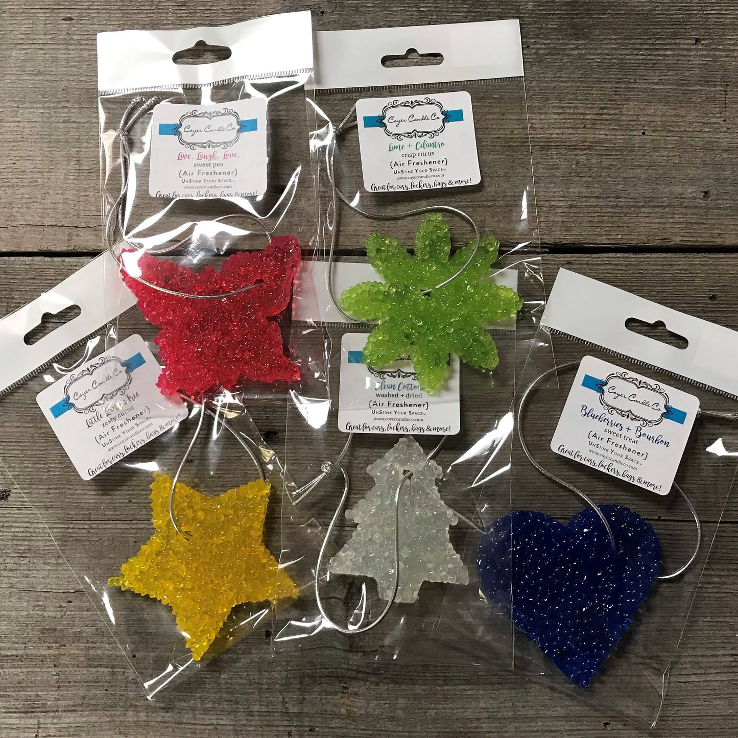 Pecans Star Shaped Air Fresheners - Signature Collection: Pecans 'n Maple Syrup / Star