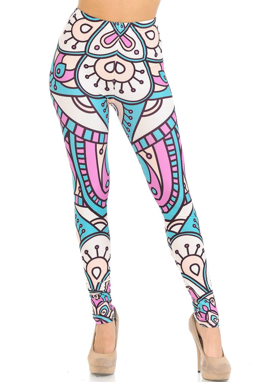 Creamy Soft Cute Mandala Leggings - USA Fashion™