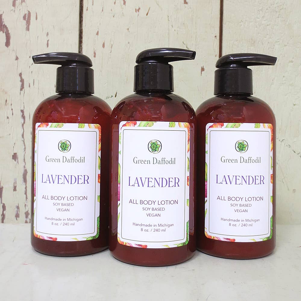 Lavender Soy Lotion Bottle