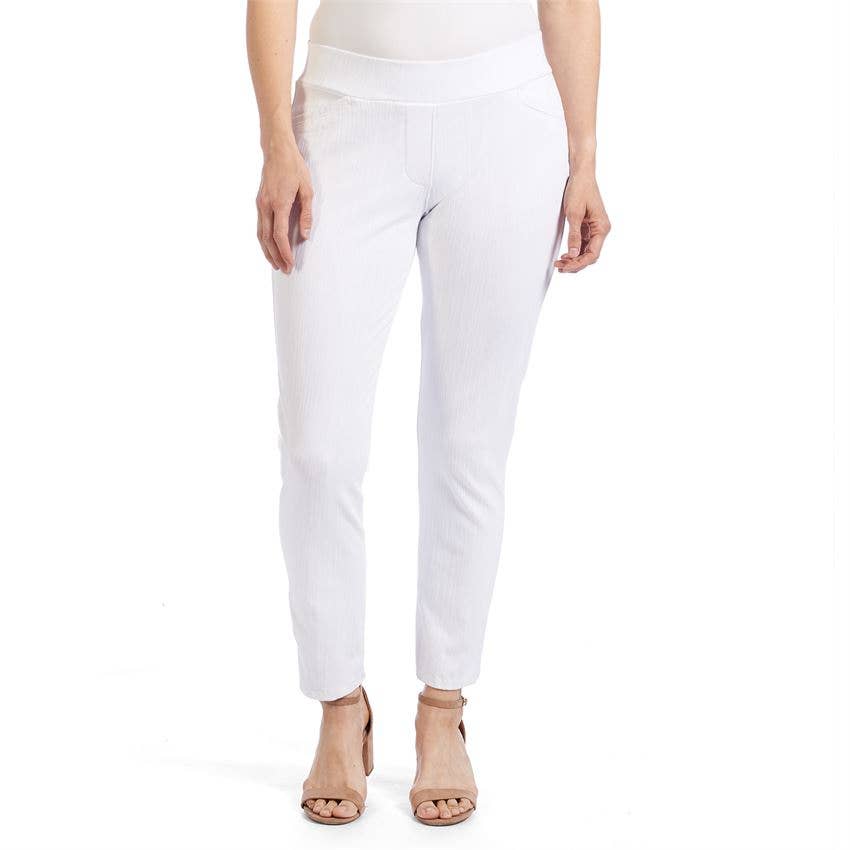 COCO + CARMEN - Cabo Pull On Pants: White / S/M