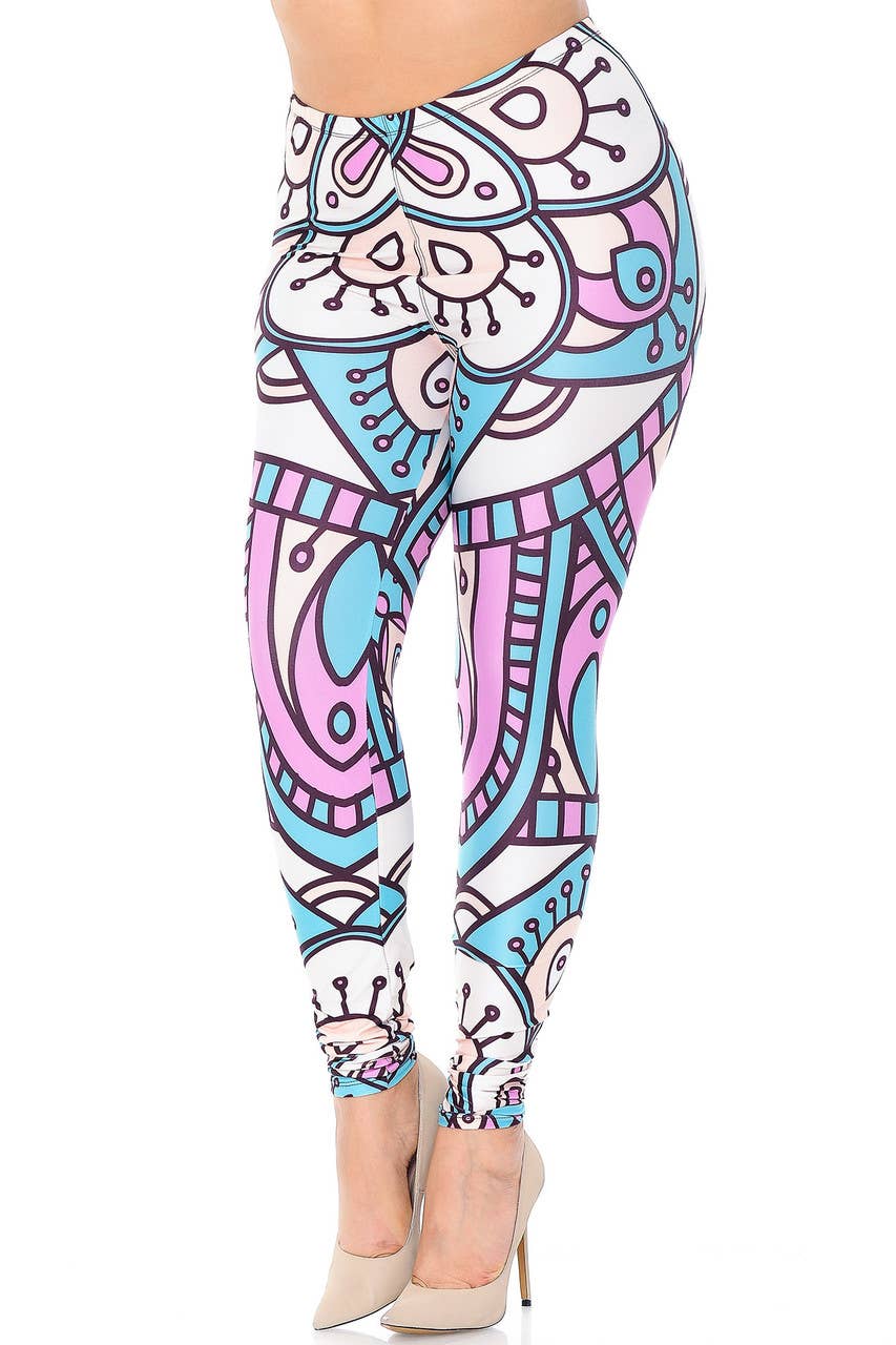 Creamy Soft Cute Mandala Leggings - USA Fashion™