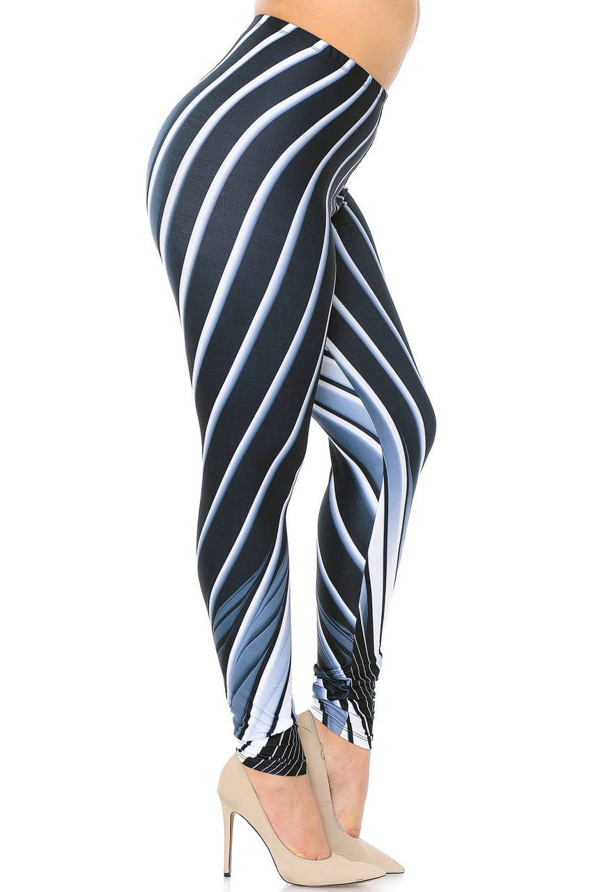 Creamy Soft Contour Body Lines Leggings by USA Fashion