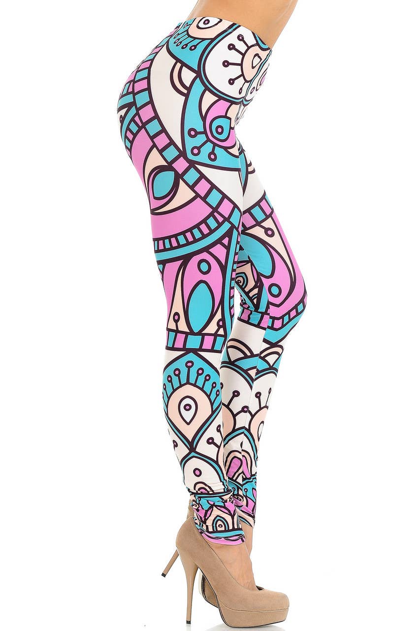 Creamy Soft Cute Mandala Leggings - USA Fashion™