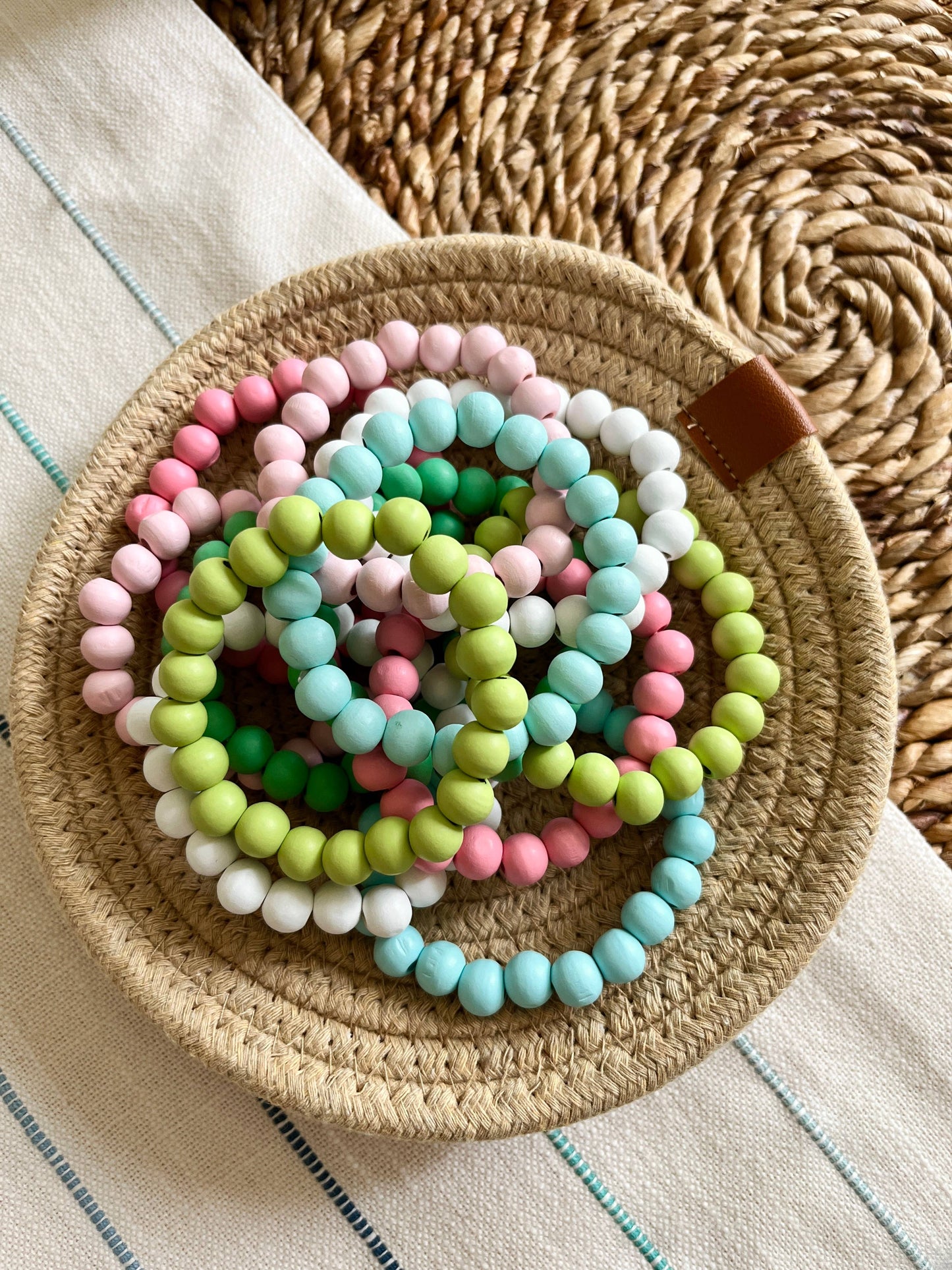 Boho Wooden Beaded Bracelets