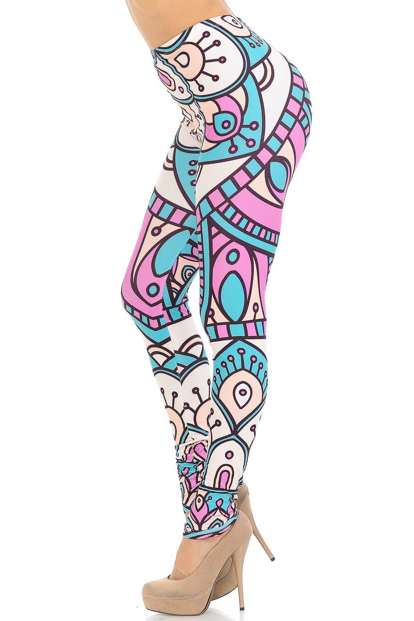 Creamy Soft Cute Mandala Leggings - USA Fashion™