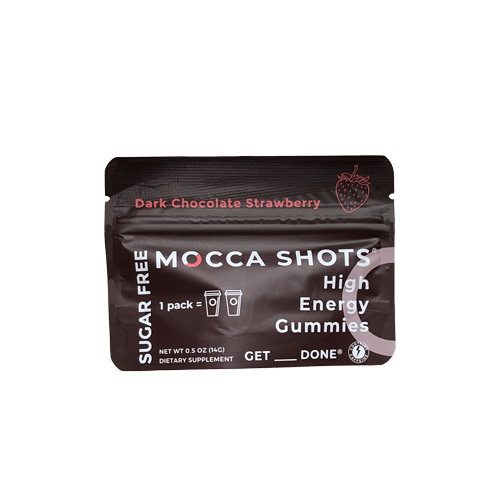 Mocca Shots Energy Gummies SUGAR FREE One Packet