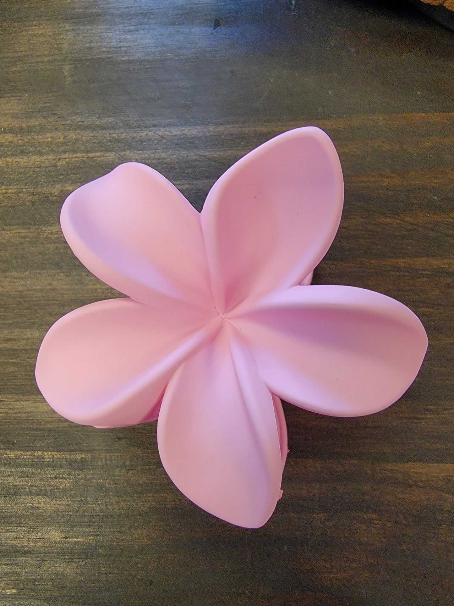 Matte Color Flower Shape Hair Claw Clip