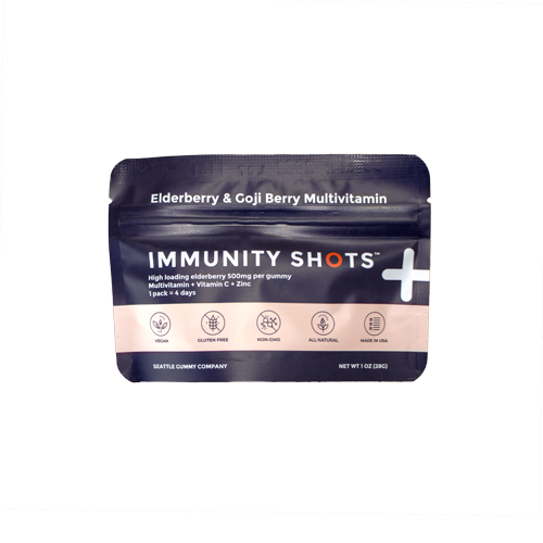 Mocca Shots-Immunity Shots Elderberry Goji Berry Multivitamin One Packet (4 days supply)